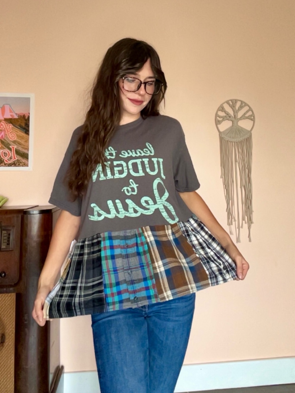 Upcycled Faith Top